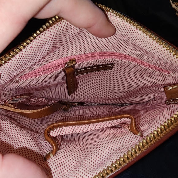 Dooney & Bourke Letter Carrier Crossbody And Wristlet, NWOT - Picture 6 of 11